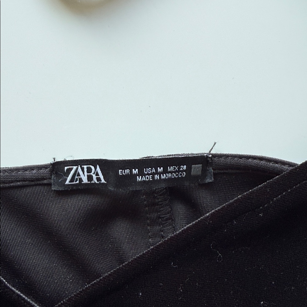 Zara Velvet Rhinestone Strap Midi, size medium. - Picture 11 of 11